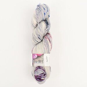Lolo Did It Plush Sock Yarn Fingering Weight SW Merino 430yd Steel Magnolias